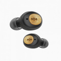 The House Of Marley CHAMPIONTWSBK Auricolare Wireless In-ear MUSICA USB tipo-C Bluetooth Nero, Legno