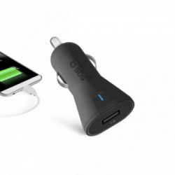 SBS Caricabatterie da auto con USB da 1A