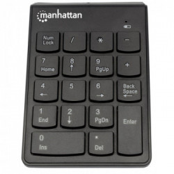Manhattan 178846 tastierino numerico Notebook/PC RF Wireless Nero
