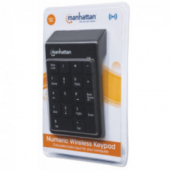 Manhattan 178846 tastierino numerico Notebook/PC RF Wireless Nero
