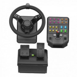 Logitech 945-000062 periferica di gioco Sterzo + Pedali Analogico/Digitale Nero
