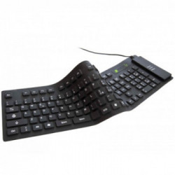 Techly Tastiera Flessibile in Silicone USB/PS2 (IDATA KB-R109L)