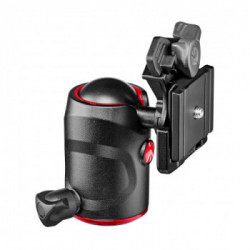 Manfrotto MH496-BH testa per treppiede Nero Alluminio 1/4" Palla