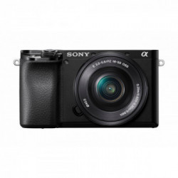 Sony α Alpha 6100 Fotocamera Digitale Mirrorless con Obiettivo Intercambiabile SELP 16-50mm, Sensore APS-C, Real Time Eye AF e