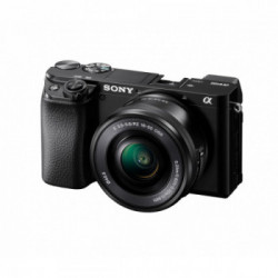 Sony α Alpha 6100 Fotocamera Digitale Mirrorless con Obiettivo Intercambiabile SELP 16-50mm, Sensore APS-C, Real Time Eye AF e