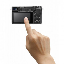 Sony α Alpha 6100 Fotocamera Digitale Mirrorless con Obiettivo Intercambiabile SELP 16-50mm, Sensore APS-C, Real Time Eye AF e
