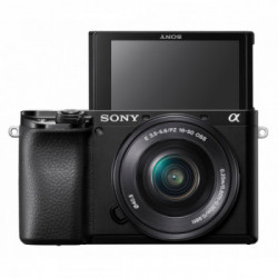 Sony α Alpha 6100 Fotocamera Digitale Mirrorless con Obiettivo Intercambiabile SELP 16-50mm, Sensore APS-C, Real Time Eye AF e
