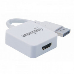 Manhattan 152648 cavo di interfaccia e adattatore DisplayPort HDMI Bianco