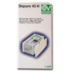 Filtro di ricambio Hepa H10 completo per purificatore di aria Vortice Depuro 45 H.