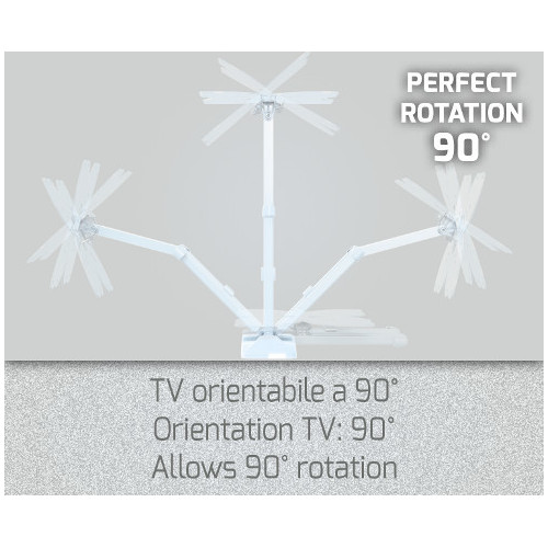 Meliconi 200SDRW 101,6 cm (40") Bianco