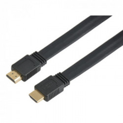 Techly Cavo HDMI 2.0 High Speed con Ethernet A/A M/M Piatto 0.5m