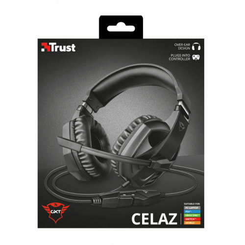Trust GXT 412 Celaz Cuffia Padiglione...