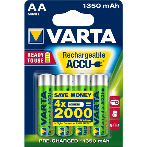 Varta Ready2Use HR06 1350 mAh Batteria...