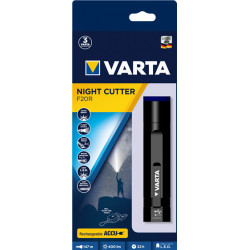 Varta Night Cutter F20R Torcia a mano Nero LED