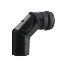 SAVE Fumisteria Plus PN808 Gomito per canna fumaria Nero