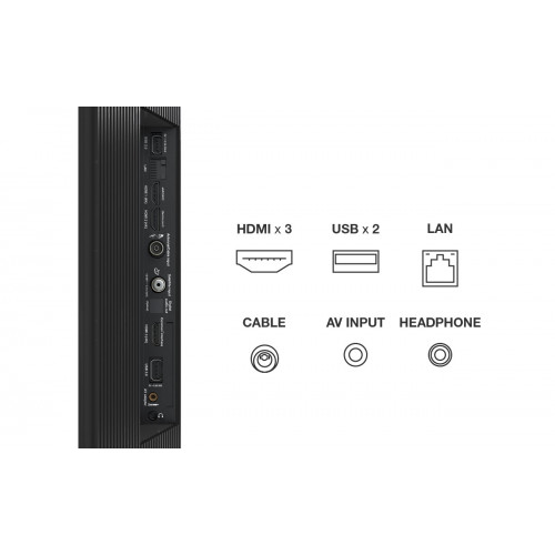 TCL C73 Series Serie C73 QLED 98" 75C735 audio...
