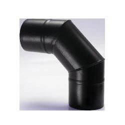 Gomito Pellet 90Â° M/M smaltato - Ã 8 cm.