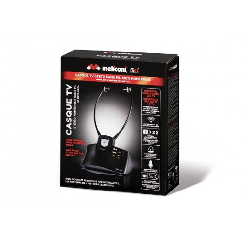 Meliconi HP STETO DIGITAL Cuffia Auricolare Nero