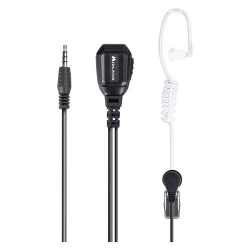 Microfono con auricolare pneumatico e PTT