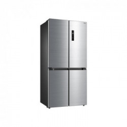 Midea MDRF632FGF46 - Frigorifero Americano Side by Side, NoFrost, 4 Porte, 474 Litri, Classe F, Inox, 83,3 x 177,5 x 64,8 cm
