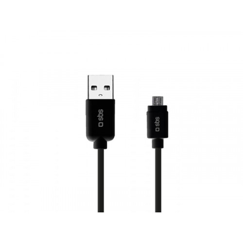 SBS 3m USB 2.0 cavo USB USB A Micro-USB B Nero