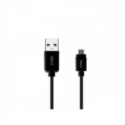 SBS 3m USB 2.0 cavo USB USB A Micro-USB B Nero