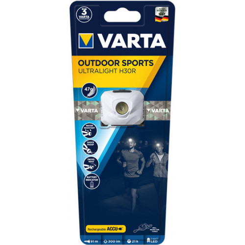 Varta ULTRALIGHT H30R Torcia a fascia Bianco LED