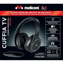 Meliconi HP Easy Cuffie Padiglione auricolare Nero