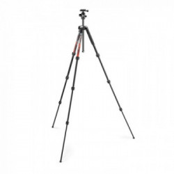Manfrotto Element MII treppiede Fotocamere digitali/film 3 gamba/gambe Nero, Rosso
