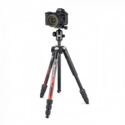 Manfrotto Element MII treppiede Fotocamere digitali/film 3 gamba/gambe Nero, Rosso