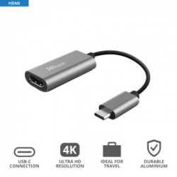 Trust Dalyx adattatore grafico USB Grigio