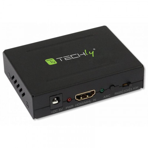 Techly Estrattore Audio HDMI SPDIF+RCA R/L...