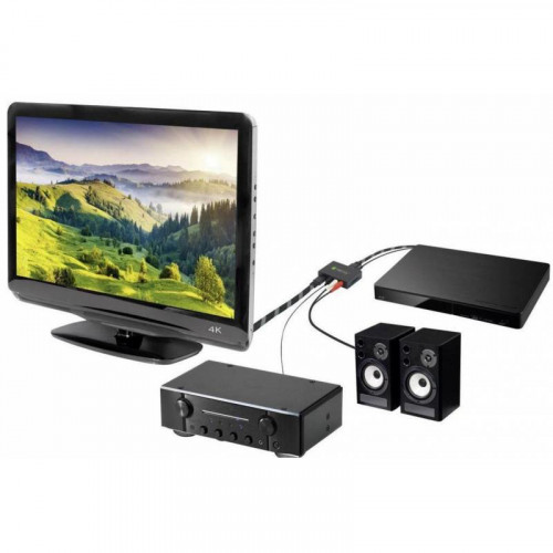 Techly Estrattore Audio HDMI SPDIF+RCA R/L...