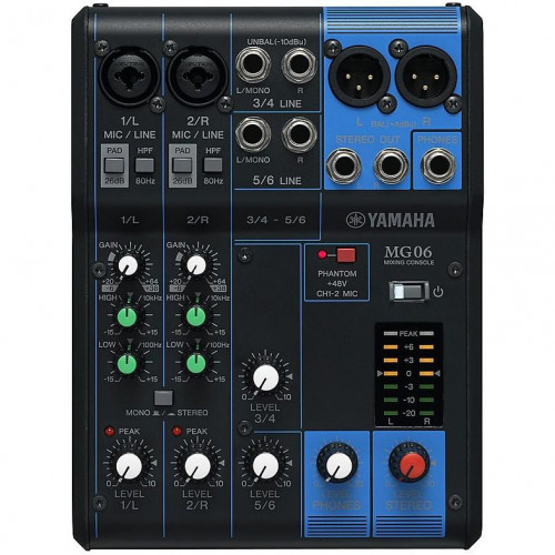 YAMAHA ENTERTAINMENT MIXER MG06