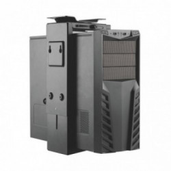 Techly ICA-CS 66 supporto per CPU Porta CPU sotto scrivania Nero