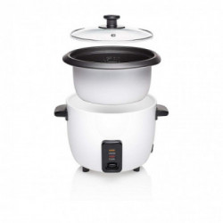 Tris RK 6117 - Cuociriso, 0,6 Lt., Pentola Antiaderente, Mantenimento Caldo