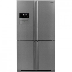 Sharp SJ-FF560EVI - Frigorifero Side-by-Side, 588 Litri, Classe F, 91 x 185 x 75 cm