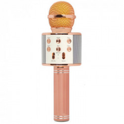 Xtreme Hollywood Microfono per karaoke Rose Gold, Argento