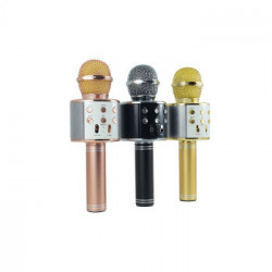 Xtreme Hollywood Microfono per karaoke Rose Gold, Argento