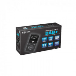 Xtreme Mini Radio DB-7 DAB+ Portatile Analogico e digitale Nero
