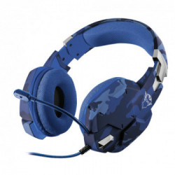Trust GXT 322B Carus Cuffia Padiglione auricolare Nero, Blu
