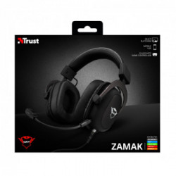 Trust GXT 414 Zamak Cuffia Padiglione auricolare Nero