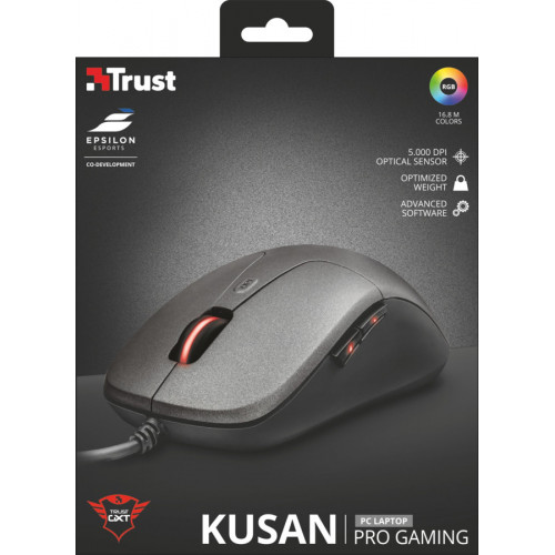 Trust GXT 180 Kusan mouse USB tipo A Ottico...