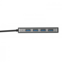Trust 23328 hub di interfaccia USB 3.2 Gen 1 (3.1 Gen 1) Type-A 5000 Mbit/s Grigio