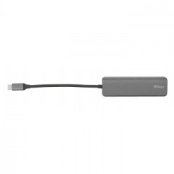 Trust 23328 hub di interfaccia USB 3.2 Gen 1 (3.1 Gen 1) Type-A 5000 Mbit/s Grigio