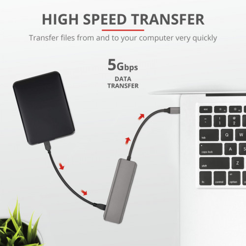Trust 23328 hub di interfaccia USB 3.2 Gen 1...