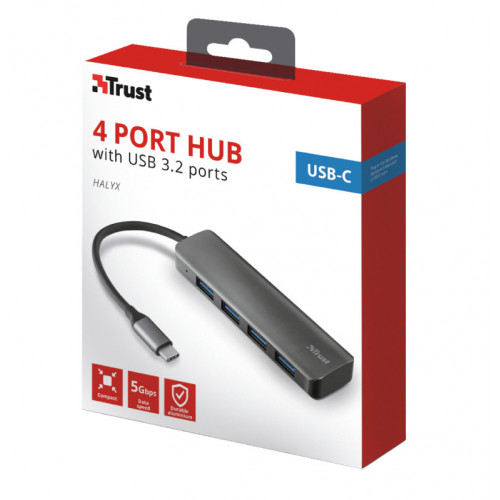 Trust 23328 hub di interfaccia USB 3.2 Gen 1...