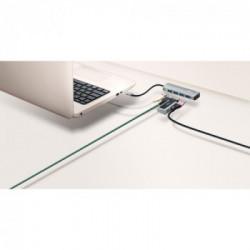 Trust 23328 hub di interfaccia USB 3.2 Gen 1 (3.1 Gen 1) Type-A 5000 Mbit/s Grigio
