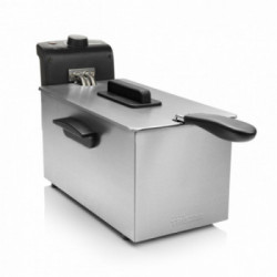 Tristar FR-6946 friggitrice 3 L Singolo Nero, Acciaio inossidabile Indipendente 2000 W