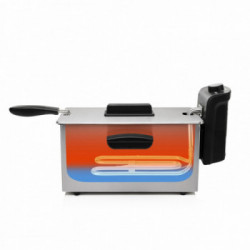 Tristar FR-6946 friggitrice 3 L Singolo Nero, Acciaio inossidabile Indipendente 2000 W